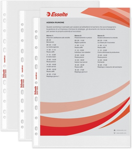 Esselte 100 buste - 100, trasparenti